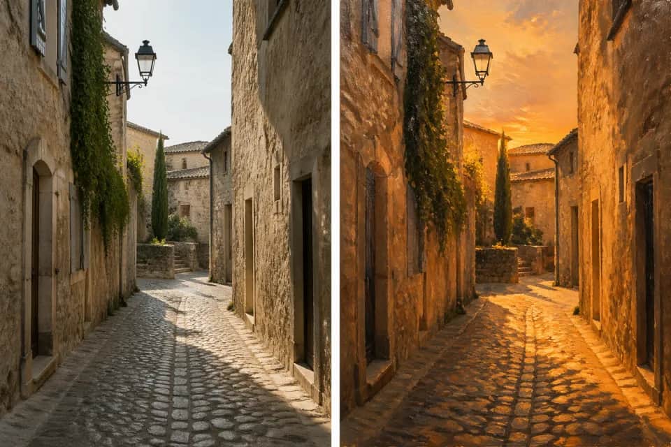 Source image transformed into a new style by Video Studio AI