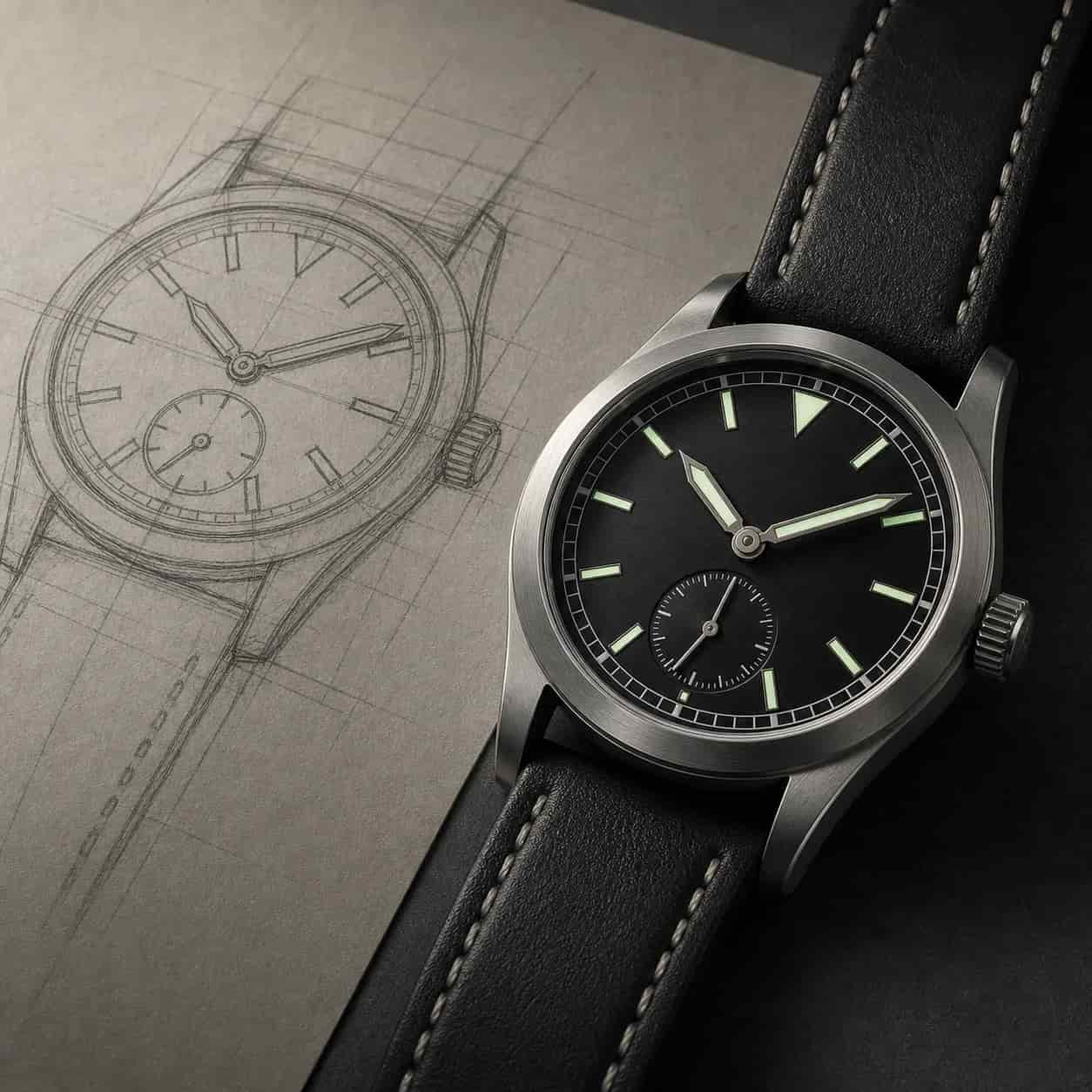 Product sketch refined into a realistic concept render, generated by Video Studio AI