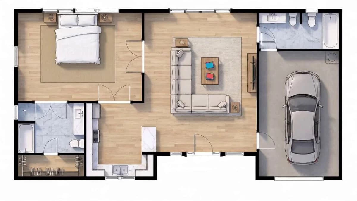 Blueprint to House Timelapse Transformation Seedance 2.0 video prompt preview