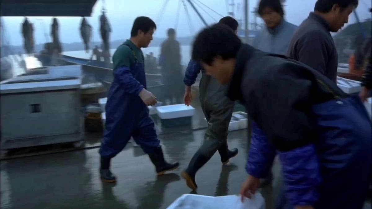 Vorschau zum Seedance 2.0 Video-Prompt: Realistische koreanische Fischmarkt-Auktion